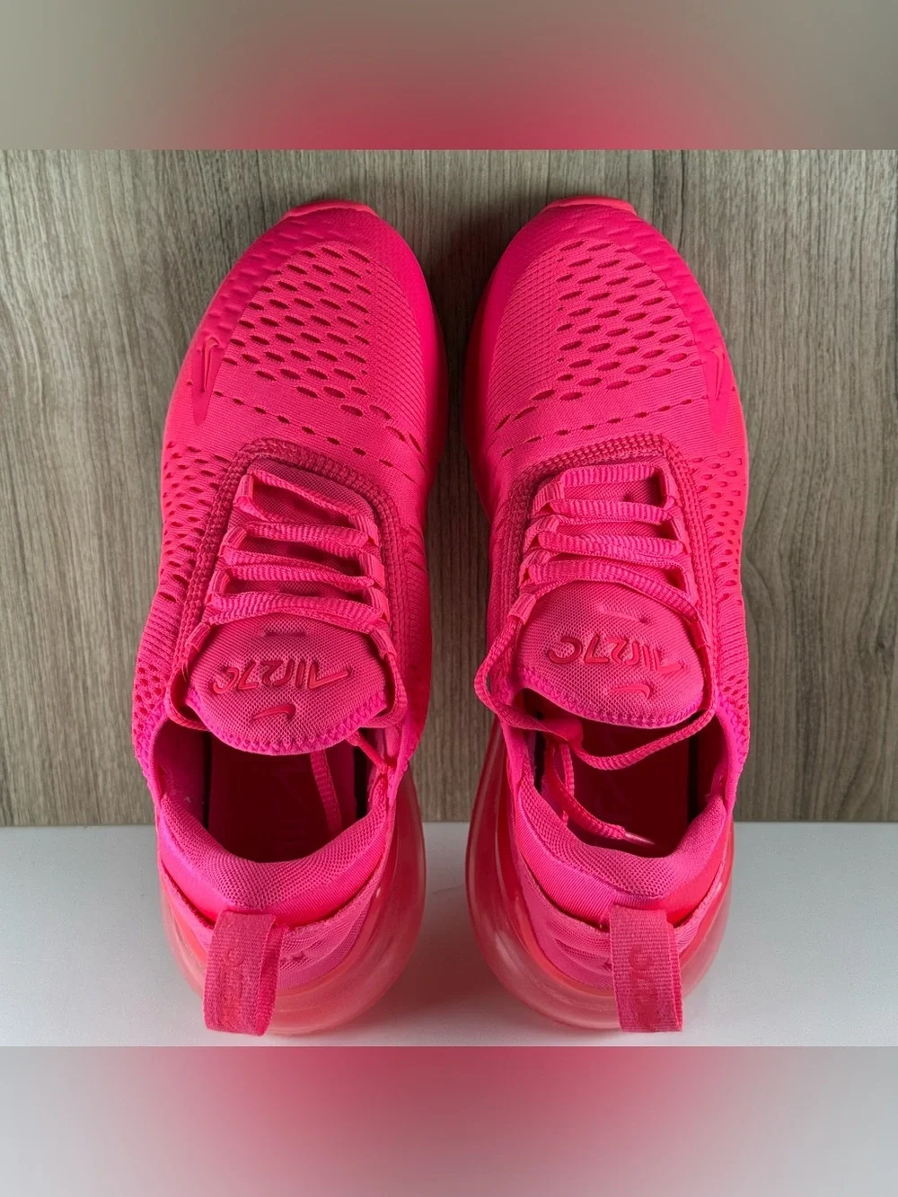 Nike Air Max 270 Bright Triple Pink Running Shoes FD0293-600 Women’s Size 7.5